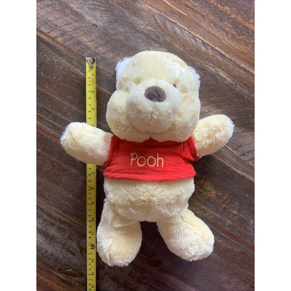 Disney Baby Winnie the Pooh Plush 12” Stuffed Animal Soft  Rattle Crinkle Ears - Picture 4 of 4